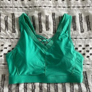 Green Sports Bra